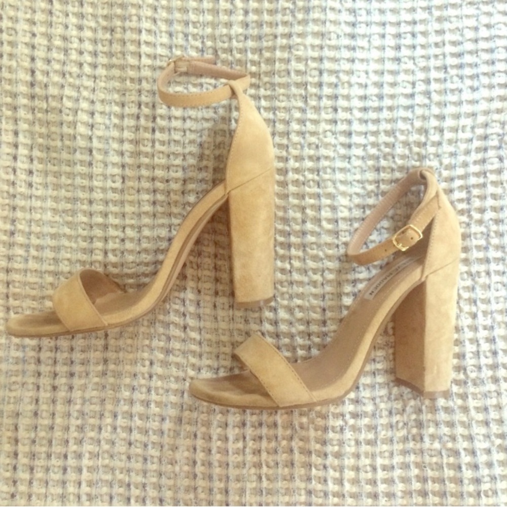MUST GO! Steve Madden Carson Suede Ankle Strap Heels